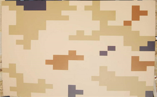 塔城荒漠迷彩漆喷涂